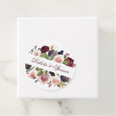 Bloomfiguren | Elegant Moody Floral Hartelijk dank Bedankjes Labels (In situ)