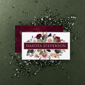 Bloomfiguren | Elegant Waterverf Floral Branding Visitekaartje