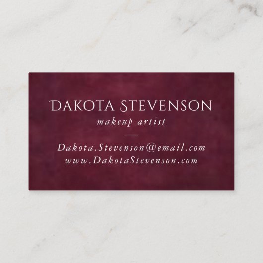 Bloomfiguren | Elegant Waterverf Floral Branding Visitekaartje (Achterkant)