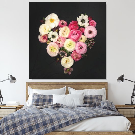 Bloomhart Canvas Afdruk (Insitu (Slaapkamer))