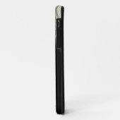 Bloomin Blauwe Fractale Glimmer Monogram iPhone Case-Mate iPhone Case (Achterkant/links)