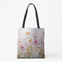 : Bloomin' Bold: Abstract Roze Bloem Aangepast Tas