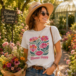Bloomin' Gelukkig Tri-Blend Shirt