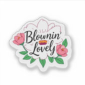 Bloomin Prachtige Britse Straattaal Bloem Sticker (Voorkant)