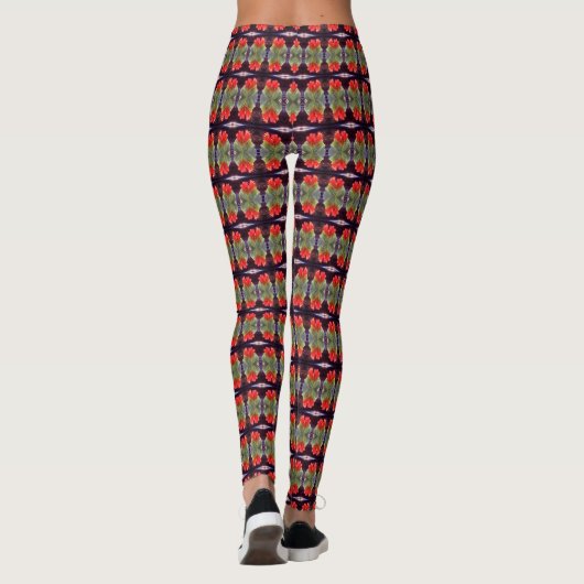 Blooming Agave Pattern Leggings (Achterkant)
