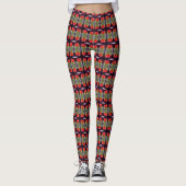 Blooming Agave Pattern Leggings (Voorkant)
