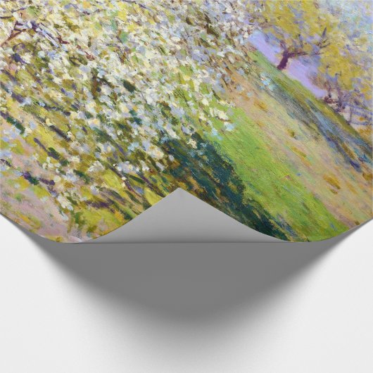 Blooming Apple Trees, Claude Monet Cadeaupapier (Hoek)