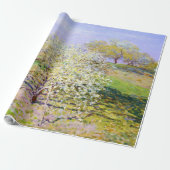 Blooming Apple Trees, Claude Monet Cadeaupapier (Uitgerold)