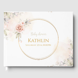 Blooming Baby shower Gastenboek