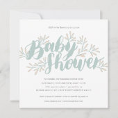 Blooming Baby shower Uitnodiging (Voorkant)