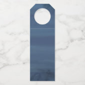 Blooming Beauty | Aangepaste bruiloft Flessenhanger (Achterkant)