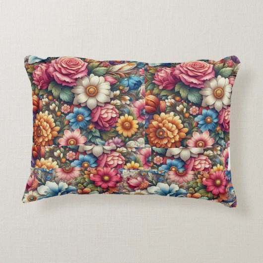 Blooming Beauty Accent Kussen (Achterkant)