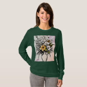 Blooming Beauty Basic T-shirt met lange mouwen (Voorkant volledig)