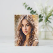 Blooming Beauty Briefkaart (Staand voorkant)