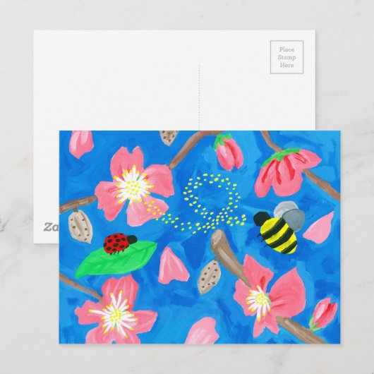 Blooming Beauty Briefkaart (Voorkant / Achterkant)