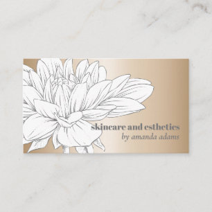 Blooming Beauty Goudbloem Skincare-estheticus Visitekaartje