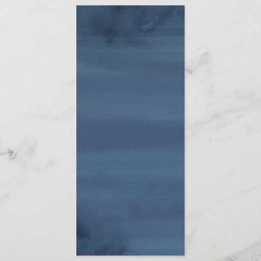 Blooming Beauty | Stemkaart voor bruiloften Menu (Achterkant)