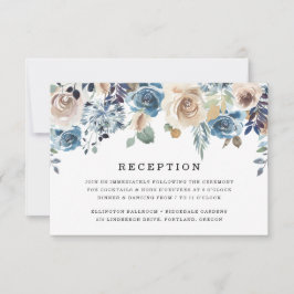 Blooming Beauty | Trouwreceptiekaart Kaart