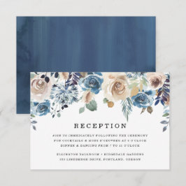 Blooming Beauty | Trouwreceptiekaart Kaart