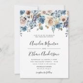 Blooming Beauty | Uitnodiging voor Floral Wedding (Voorkant)