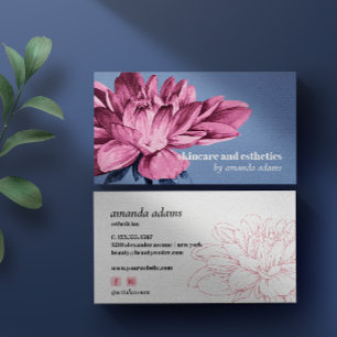 Blooming Beauty   Waterverf estheticus Skincare Visitekaartje