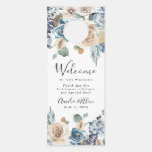 Blooming Beauty | Welkom bij het huwelijk en niet  Deurhanger (Voorkant)