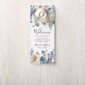 Blooming Beauty | Welkom bij het huwelijk en niet  Deurhanger (Op knop)