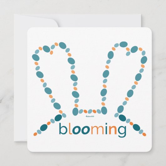 Blooming, bloeien, griekenland.. feestdagenkaart (Voorkant)