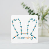 Blooming, bloeien, griekenland.. feestdagenkaart (Staand voorkant)