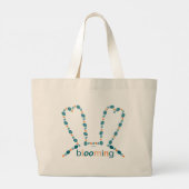 Blooming, bloeien, griekenland.. grote tote bag (Achterkant)