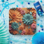 Blooming Blossom-kartonnen omhulsels Papieren Bordje (Feest)