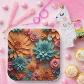 Blooming Blossom-kartonnen omhulsels Papieren Bordje (Feest)