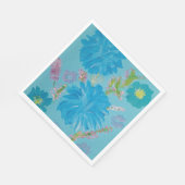 Blooming Bluebells Bloemenfeest servetten (Hoek)