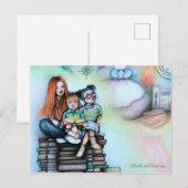 _Blooming Boeken_ Briefkaart (Voorkant / Achterkant)