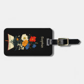 Blooming Book Bagagelabel (Voorkant horizontaal)