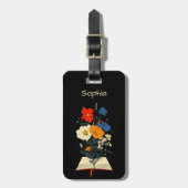 Blooming Book Bagagelabel (Voorkant verticaal)