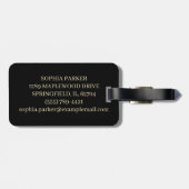 Blooming Book Bagagelabel (Achterkant horizontaal)