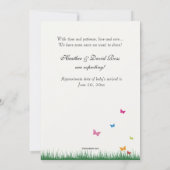 Blooming Boom Zwangerschap Aankondiging (Achterkant)