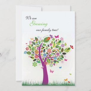 Blooming Boom Zwangerschap Aankondiging