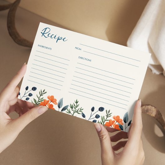 Blooming Botanicals Vrijgezellenfeest Recept Kaart