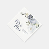 Blooming botanische stoffige blauwe bloem Mr. & Mr Servet (Hoek)