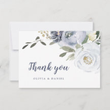 Blooming botanische stoffige blauwe waterverf flor