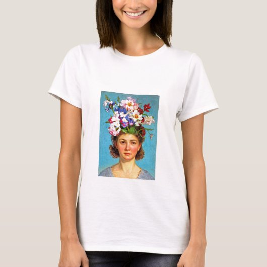 "Blooming Bouffant" Anna - Kunst- en Bloemverenigi T-shirt (Voorkant)