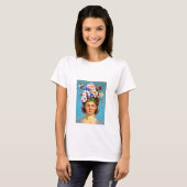 "Blooming Bouffant" Anna - Kunst- en Bloemverenigi T-shirt (Voorkant volledig)