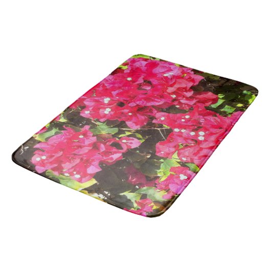 Blooming Bougainvillea Bath Mat (Gekanteld)