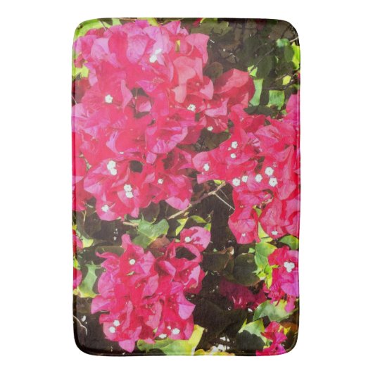 Blooming Bougainvillea Bath Mat (Voorkant Verticaal)