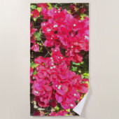 Blooming Bougainvillea Beach Towel Strandlaken (Voorkant)