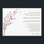 Blooming Branches Wedding Invitation - Cerise Kaart<br><div class="desc">Je vrienden en familie zijn zeker verliefd op dit elegante,  op natuur geïnspireerde Blooming Branches bruiloft collectie van Berry Berry Sweet. Ook beschikbaar in andere kleuren. Matching save the date,  stamp and bruiloft suite beschikbaar op berryberrynice.com  

Collecties voor bloeiende bijkantoren:</div>