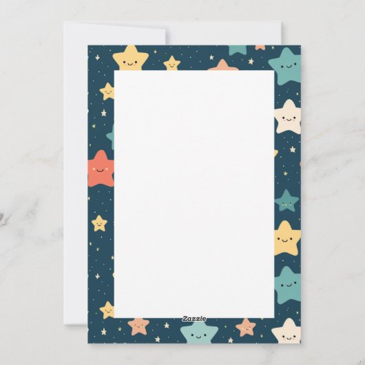 Blooming Bunny's 1e Jubileum Verjaardag Kaart (Achterkant)