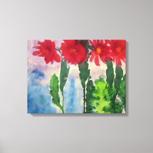 Blooming Cacti | Emil Nolde | Canvas Afdruk (Voorkant)